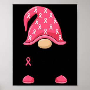 Kampen mot nome - Breast Cancer Awareness Gnome Co Poster
