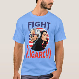 Kampen mot Oligarchy Bernie Sanders och AOC Tour F T Shirt