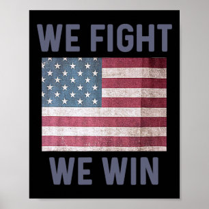 Kampen mot oss Win Harris 2024 Presidentvalet Dem Poster