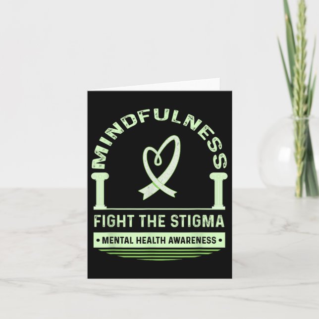 Kampen mot psykisk ohälsa i Stigma Kort (Framsida)