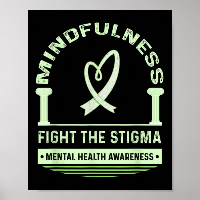 Kampen mot psykisk ohälsa i Stigma Poster (Framsidan)