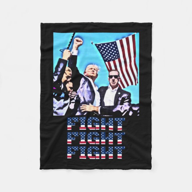 Kampen mot Rally Fist Pump Fleecefilt (Framsidan)