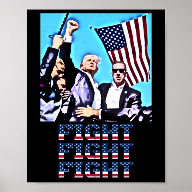 Kampen mot Rally Fist Pump Poster (Framsidan)