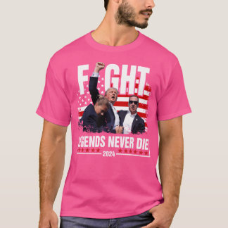 Kampen mot rättfärdiganden dör aldrig av president t shirt