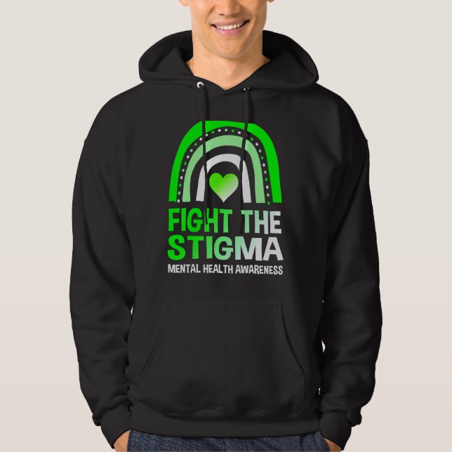 Kampen mot Stigma Mental Health Awareness Support Hoodie (Framsida)