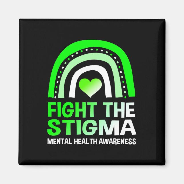 Kampen mot Stigma Mental Health Awareness Support Magnet (Framsidan)