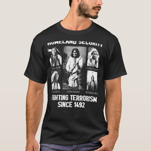 Kampen mot terrorism sedan 1492 t shirt (Framsida)