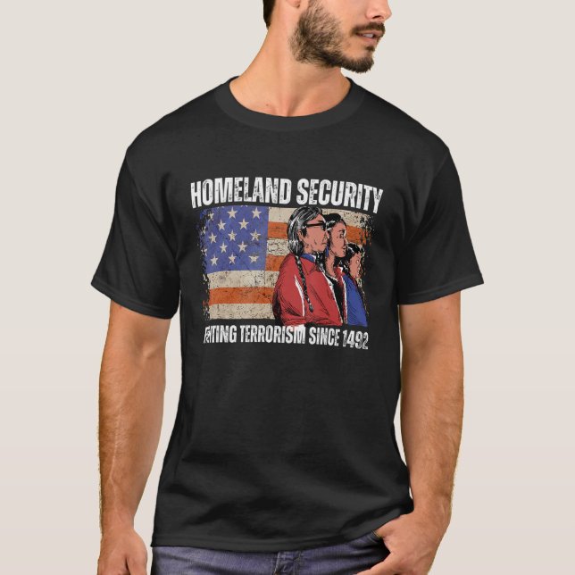 Kampen mot terrorism sedan 1492 t shirt (Framsida)