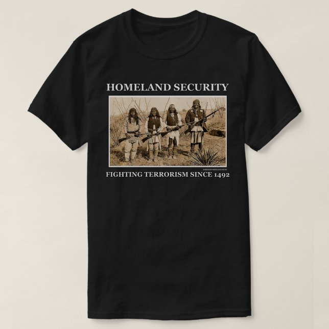 Kampen mot terrorism sedan 1492 t shirt (Design framsida)