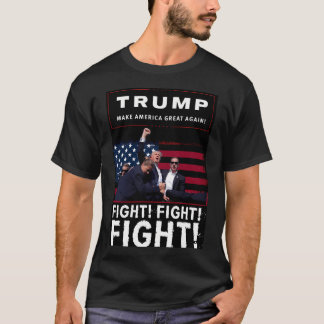 Kampen mot terrorismen - patriotisk konst t shirt