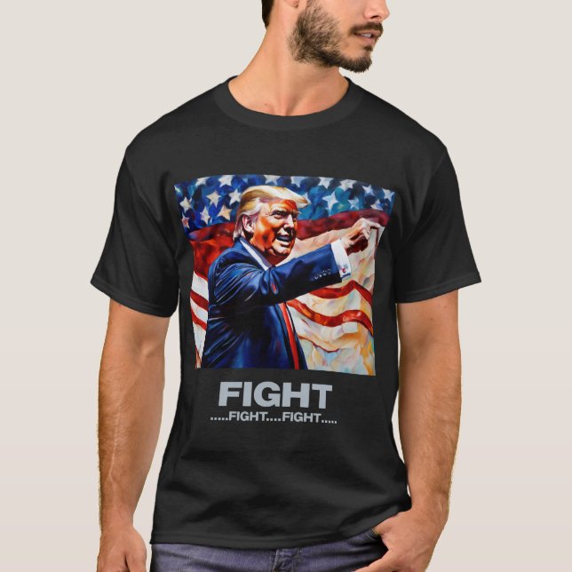 Kampen mot terrorismen - Trump T-Shirt (Framsida)