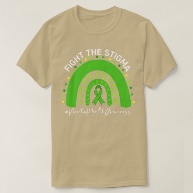 Kampen mot tigma om psykisk hälsa t shirt (Design framsida)