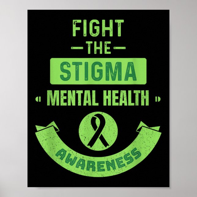 Kampen mot tigmatiseringen av psykisk hälsa poster (Framsidan)
