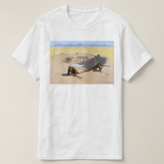 Kampen mot Vatten Hål ~ Frederic Remington Tee Shirt