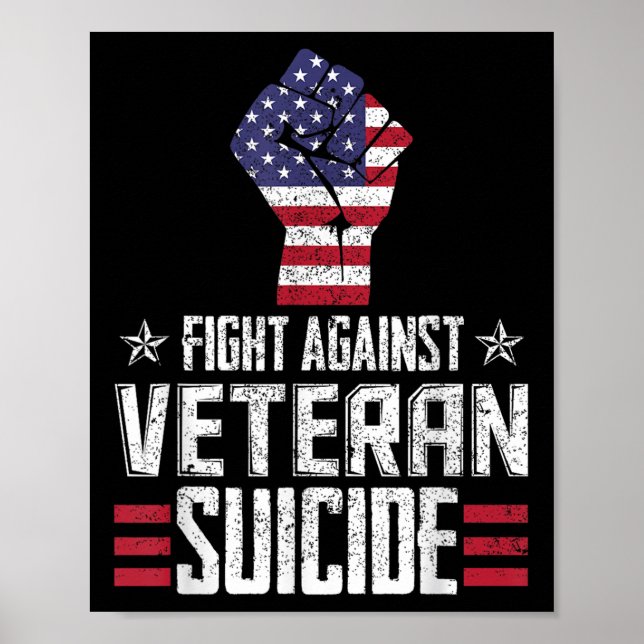 Kampen mot veteranernas medvetandehöjande dag poster (Framsidan)