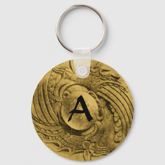 KAMPEN OM GRYPHON MONOGRAM NYCKELRING (Framsida)