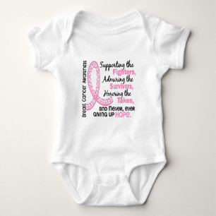 Kämpeöverlevandear som tas bröstcancer 4 tee shirt