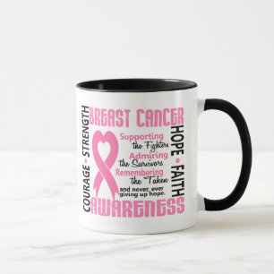 Kämpeöverlevandear som tas bröstcancer 5 mugg