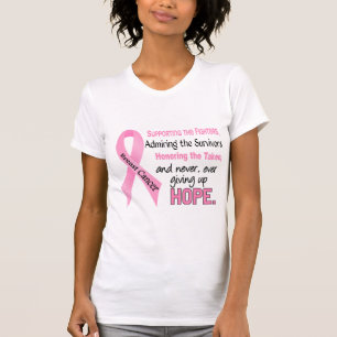 Kämpeöverlevandear som tas rosa bandbröstcancer t-shirt