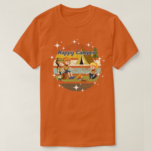 Kamper 1 i lycklig t shirt (Design framsida)