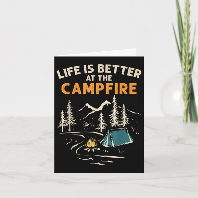 Kamper Camping Camping Life är bättre på Kort (Framsida)