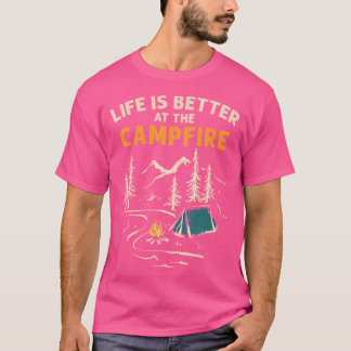 Kamper Camping Camping Life är bättre på T Shirt