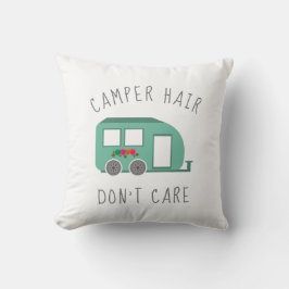 Kamper Hair bryr sig inte om RV Camping Glamping Kudde