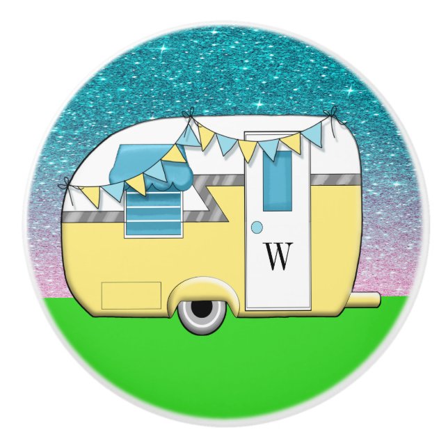 Kamper-keramiska knop knopp (Framsidan)