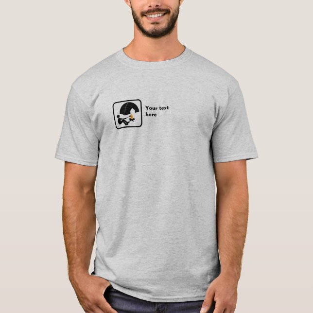 Kamper - liten Logotyp - Anpassade Tee Shirt (Framsida)