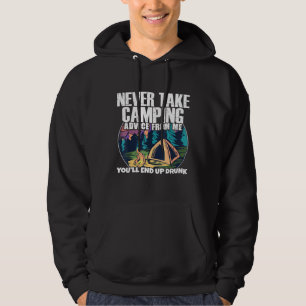Kamper utomhus Tält tar aldrig emot kampanjråd frå Hoodie