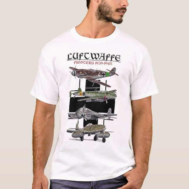 KÄMPESKJORTA FÖR VÄRLDSKRIG II LUFTWAFFE TRÖJA (Framsida)