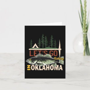 Kampfiske i Oklahoma - Natur Oklahoma Fish Kort