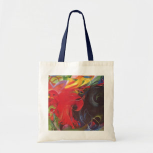 Kampformer av Franz Marc, Vintage Fine Art Tygkasse