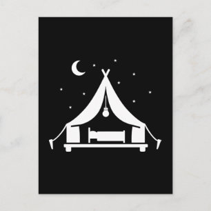 Kampglamping tält vykort