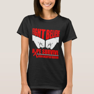 KAMPHOPP ÖVERLEVER BRAIN ANEURYSM WARRIOR T SHIRT