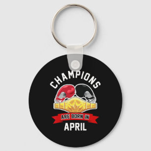 Kampionerna föds i april, på födelsedagen. nyckelring