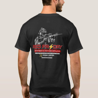 Kampkontroll. RÖD fredag. Bär rött. T Shirt