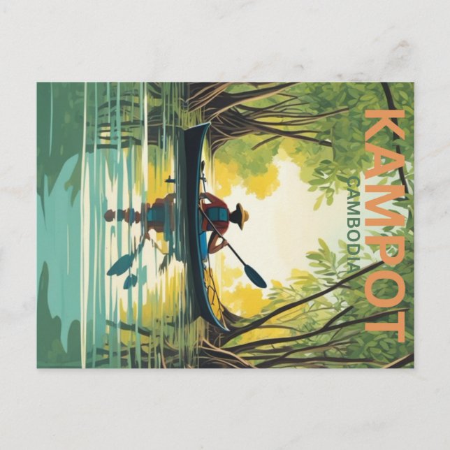 Kampot Postcard Vykort (Framsida)