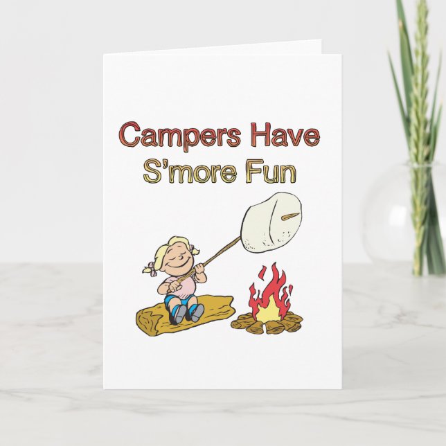 Kamprar har Smore roligt Kort (Framsida)