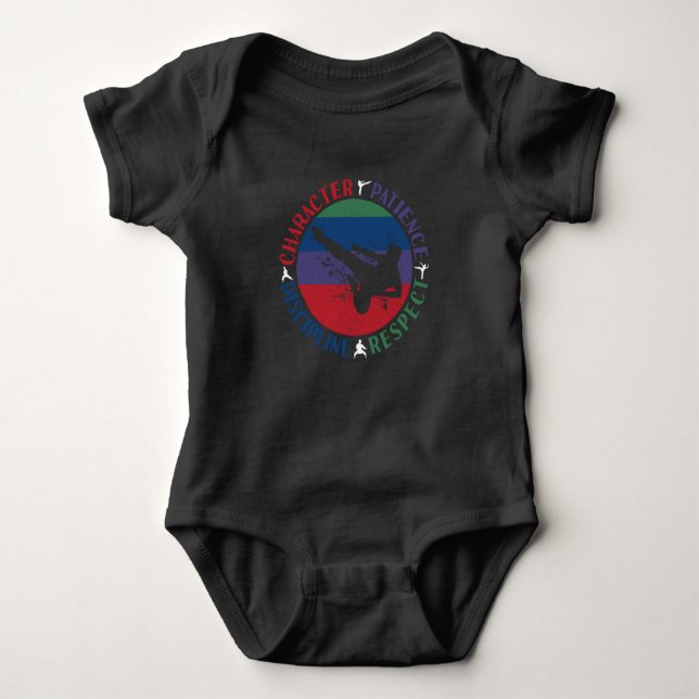 Kampsport - Karate Kärnvärden T Shirt (Framsida)