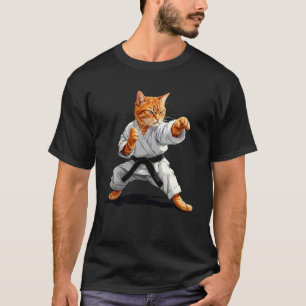 Kampsport Karate Taekwondo Katt Jiu Jitsu Judo M T Shirt