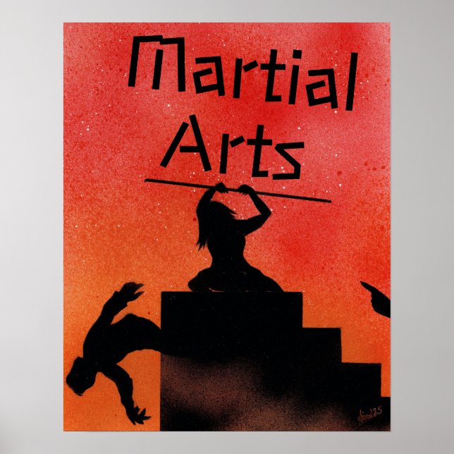 Kampsport Poster (Framsidan)