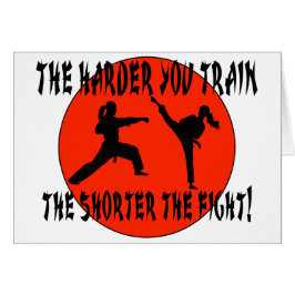 Kampsportar Hälsningskort