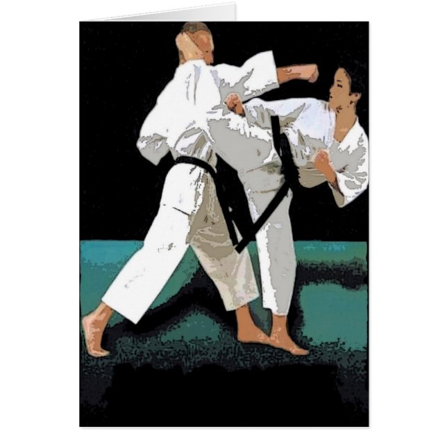 Kampsportar Hälsningskort (Framsidan)