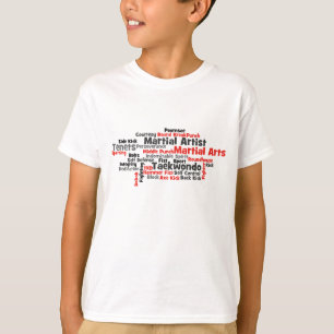 Kampsportar Taekwondo Tee Shirt