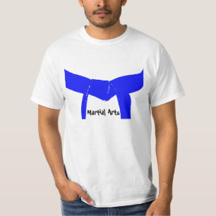 Kampsportar tänder - blåttbältet t shirt