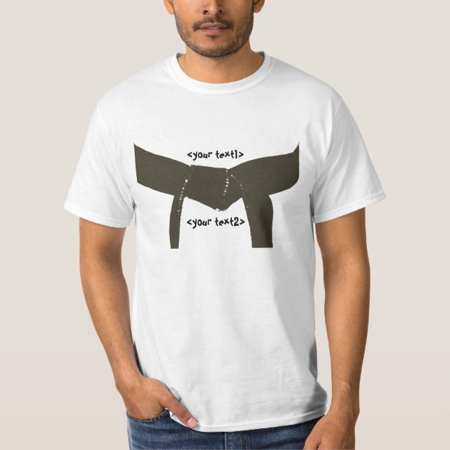 Kampsportbruntbälte Tee (Framsida)