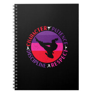 Kampsportens kärnvärden - Karate Anteckningsbok