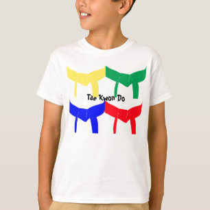 Kampsportfärgaden kuter T-Skjorta-Ungar T-shirt