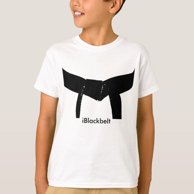 KampsportiBlackbelt Tee Shirt (Framsida)